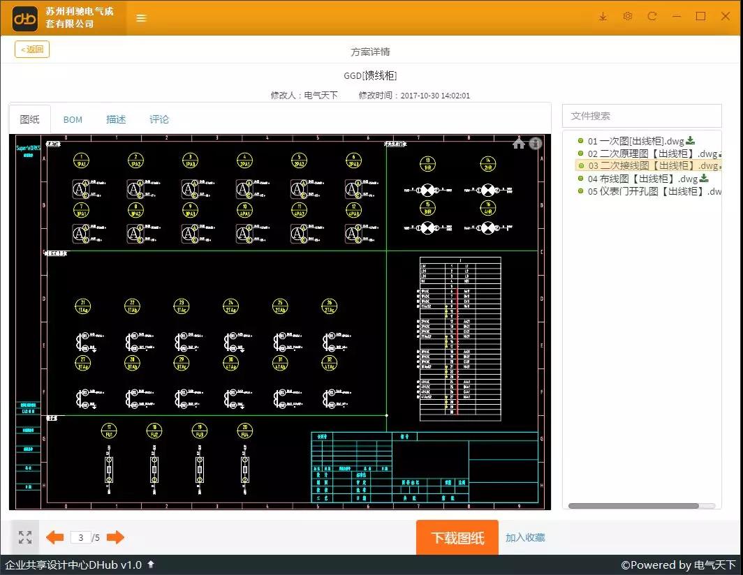 D-Hub行业模板发布第六期丨设备方案模板——《GGD馈线柜》
