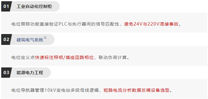 SuperWORKS电位模块重塑电气设计逻辑,秒级定位故障,百页图纸一屏掌控!